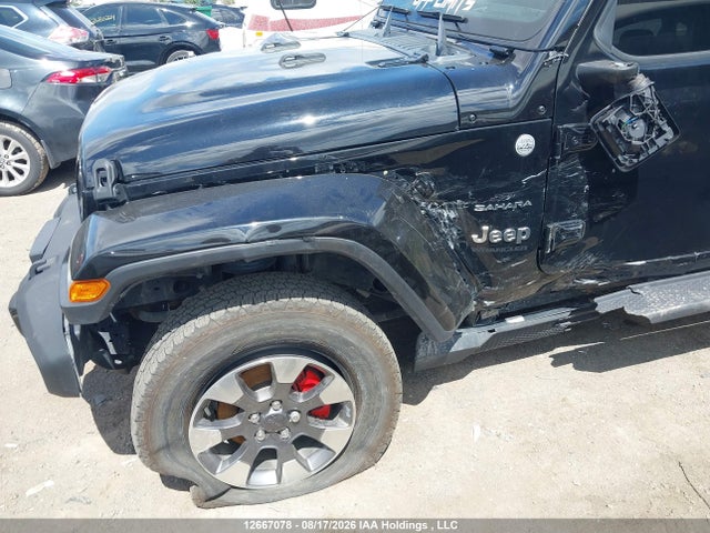 12667078 :رقم المزاد ، 1C4HJXEN8PW529538 vin ، 2023 Jeep Wrangler 4-door Sahara مزاد بيع