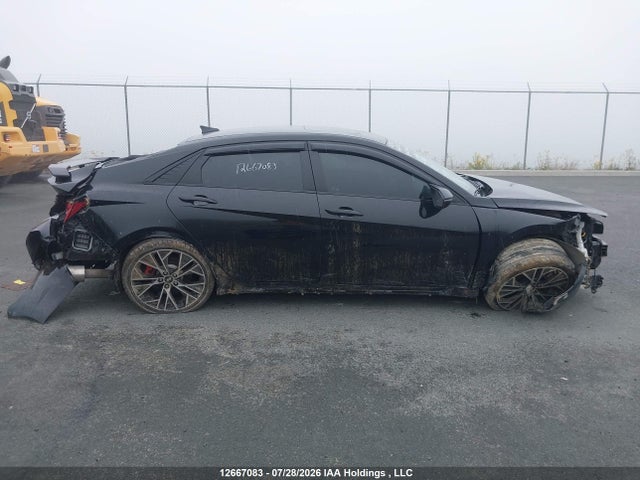 2022 Hyundai Elantra N მანქანა იყიდება აუქციონზე, vin: KMHLW4AK1NU003018, აუქციონის ნომერი: 12667083
