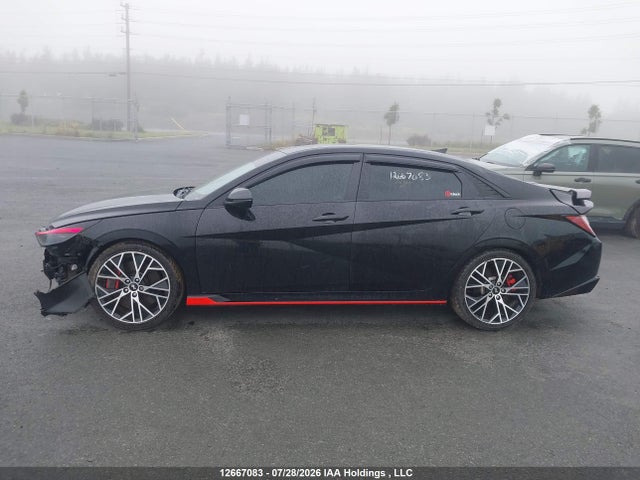 2022 Hyundai Elantra N მანქანა იყიდება აუქციონზე, vin: KMHLW4AK1NU003018, აუქციონის ნომერი: 12667083