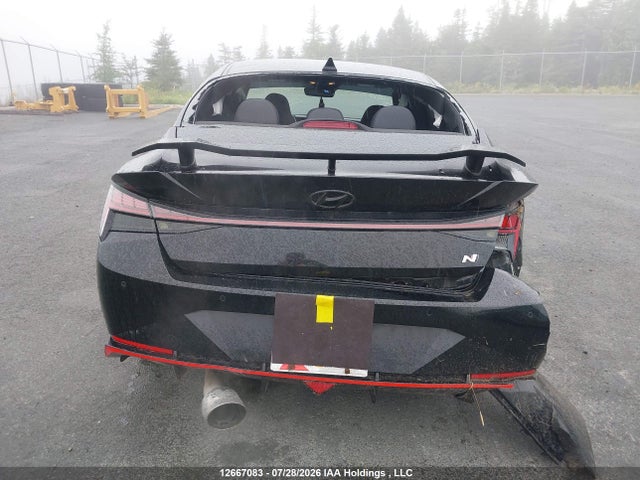 2022 Hyundai Elantra N მანქანა იყიდება აუქციონზე, vin: KMHLW4AK1NU003018, აუქციონის ნომერი: 12667083