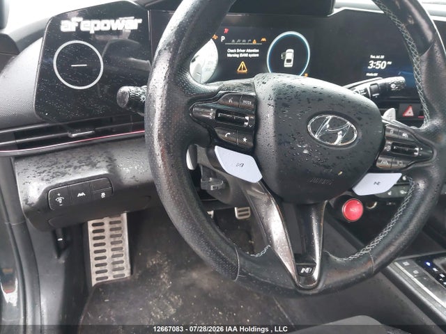 2022 Hyundai Elantra N მანქანა იყიდება აუქციონზე, vin: KMHLW4AK1NU003018, აუქციონის ნომერი: 12667083