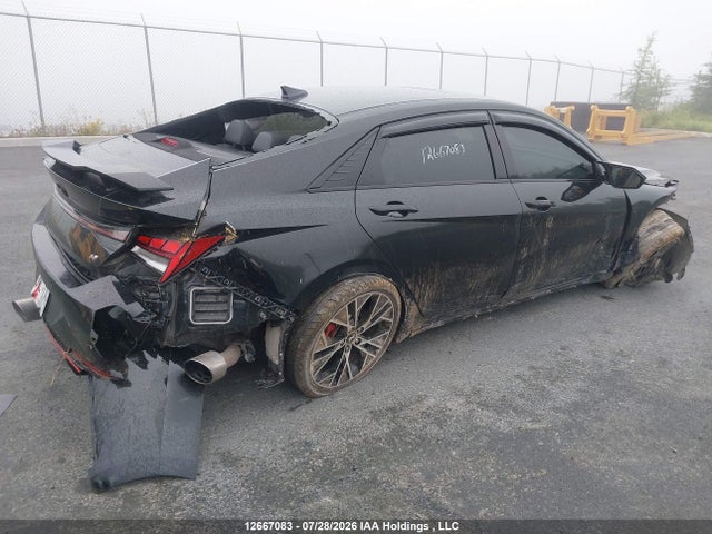 2022 Hyundai Elantra N მანქანა იყიდება აუქციონზე, vin: KMHLW4AK1NU003018, აუქციონის ნომერი: 12667083