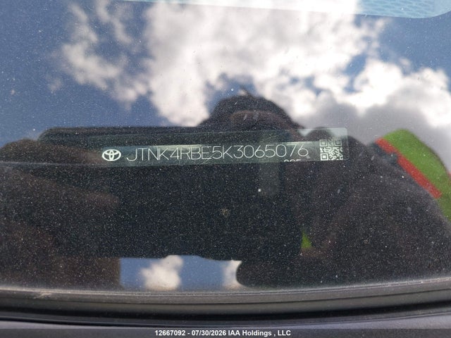 Продажа на аукционе авто 2019 Toyota Corolla Se/xse, vin: JTNK4RBE5K3065076, номер лота: 12667092