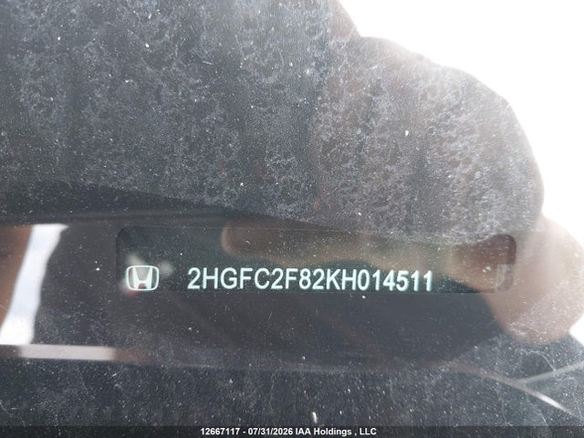 Honda Civic Sport 2019 2HGFC2F82KH014511 Image 20