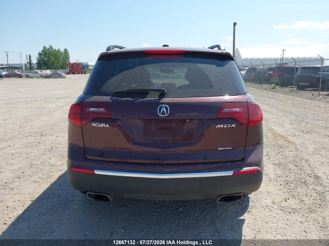 12667132 :رقم المزاد ، 2HNYD2H76AH002198 vin ، 2010 Acura Mdx Advance مزاد بيع