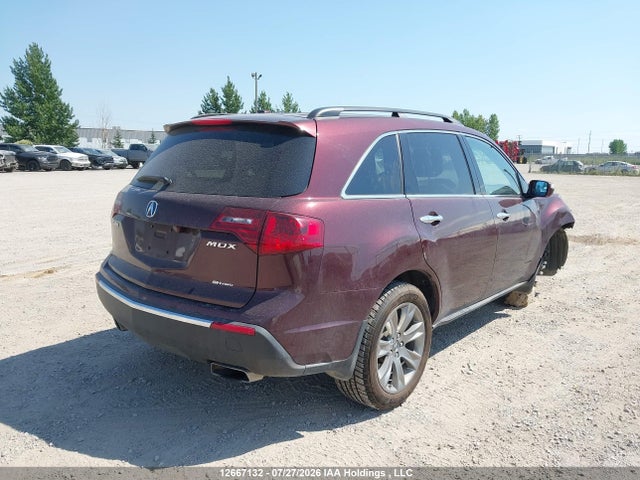12667132 :رقم المزاد ، 2HNYD2H76AH002198 vin ، 2010 Acura Mdx Advance مزاد بيع
