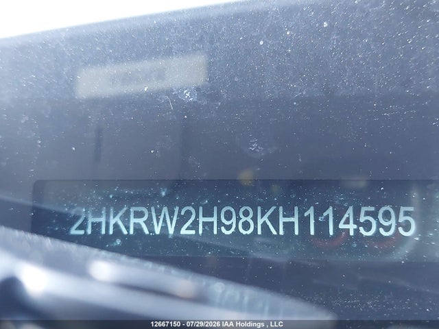 2HKRW2H98KH114595 Honda Cr-v Touring