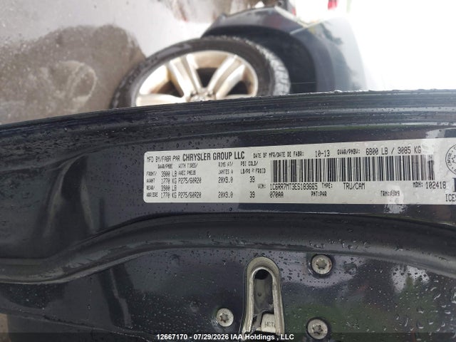 RAM 1500 Sport 2014 1C6RR7MT3ES183665 Image 9