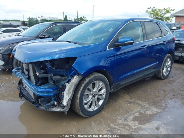 2024 Ford Edge Titanium მანქანა იყიდება აუქციონზე, vin: 2FMPK4K94RBB02078, აუქციონის ნომერი: 12667177