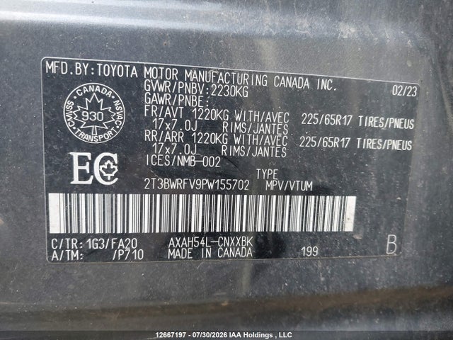 Toyota RAV4 LE 2023 2T3BWRFV9PW155702 Image 18