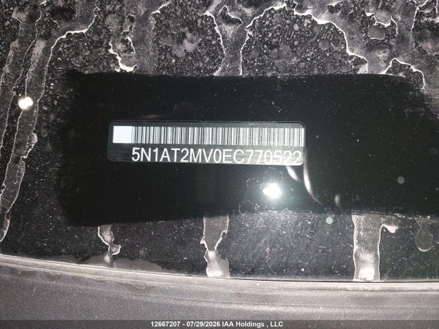 2014 Nissan Rogue S/sl/sv მანქანა იყიდება აუქციონზე, vin: 5N1AT2MV0EC770522, აუქციონის ნომერი: 12667207