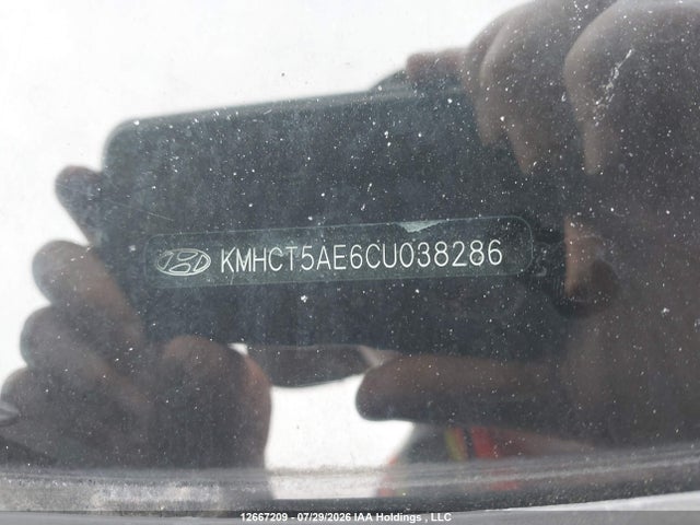 2012 Hyundai Accent Gls/gs მანქანა იყიდება აუქციონზე, vin: KMHCT5AE6CU038286, აუქციონის ნომერი: 12667209