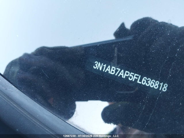 2015 Nissan Sentra მანქანა იყიდება აუქციონზე, vin: 3N1AB7AP5FL636818, აუქციონის ნომერი: 12667230