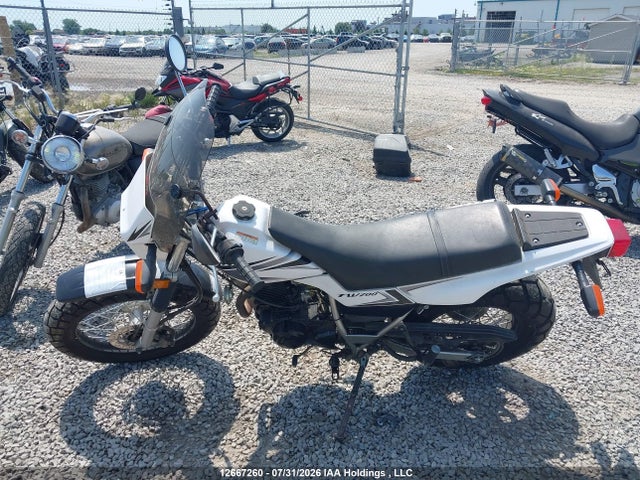 12667260 :رقم المزاد ، JYA3AWE078A119204 vin ، 2008 Yamaha Tw200 E مزاد بيع
