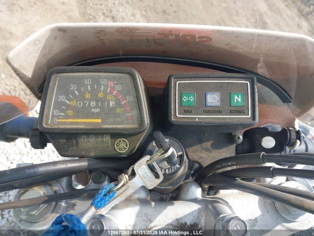 12667260 :رقم المزاد ، JYA3AWE078A119204 vin ، 2008 Yamaha Tw200 E مزاد بيع