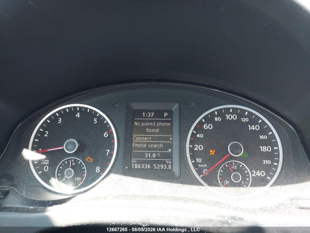 2013 Volkswagen Tiguan მანქანა იყიდება აუქციონზე, vin: WVGJV7AX9DW552105, აუქციონის ნომერი: 12667265