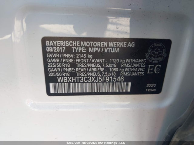 Продажа на аукционе авто 2018 Bmw X1 Xdrive28i, vin: WBXHT3C3XJ5F91546, номер лота: 12667269
