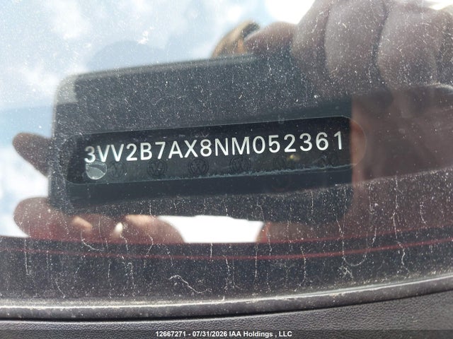 3VV2B7AX8NM052361 Volkswagen TIGUAN SE