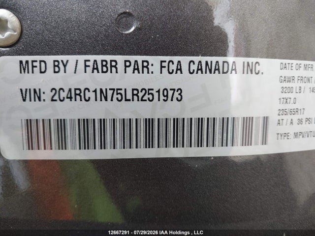 Chrysler Pacifica Hybrid Limited 2020 2C4RC1N75LR251973 Image 18