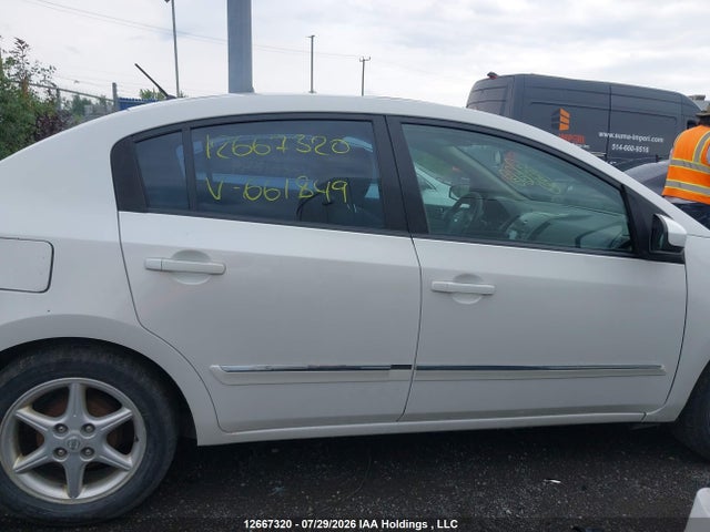 2011 Nissan Sentra მანქანა იყიდება აუქციონზე, vin: 3N1AB6AP3BL661849, აუქციონის ნომერი: 12667320