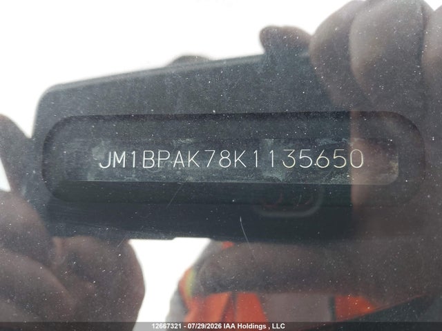 12667321 :رقم المزاد ، JM1BPAK78K1135650 vin ، 2019 Mazda 3 Sport مزاد بيع