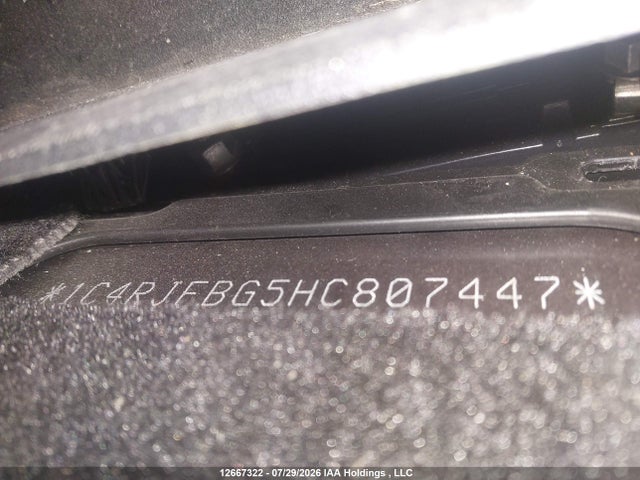1C4RJFBG5HC807447 Jeep Grand Cherokee Limited