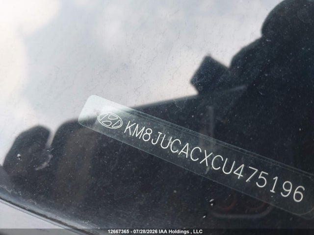 Продаж на аукціоні авто 2012 Hyundai Tucson Limited, vin: KM8JUCACXCU475196, номер лоту: 12667365