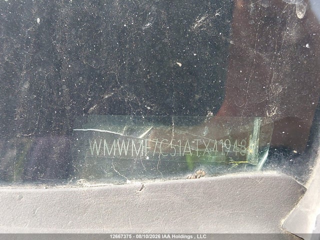 2010 Mini Cooper S მანქანა იყიდება აუქციონზე, vin: WMWMF7C51ATX41948, აუქციონის ნომერი: 12667375