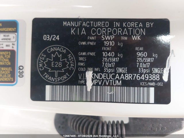 KIA SELTOS EX 2024 KNDEUCAA8R7649388 Image 9