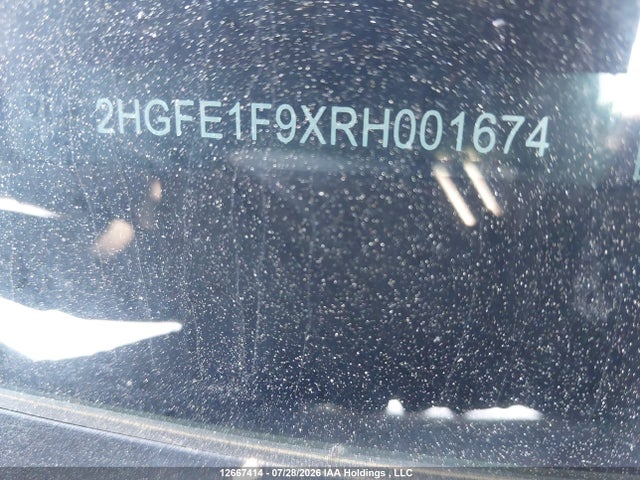2HGFE1F9XRH001674 Honda Civic Touring