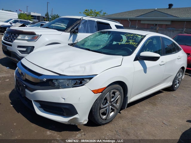Honda Civic Lx 2018 2HGFC2F52JH009992 Image 2