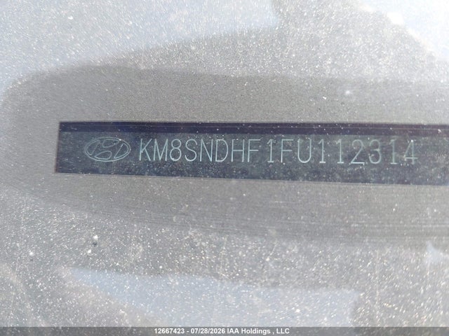 Продаж на аукціоні авто 2015 Hyundai Santa Fe Gls Awd, vin: KM8SNDHF1FU112314, номер лоту: 12667423