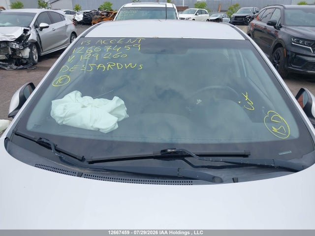 Aukcja sprzedaży 2013 Hyundai Accent Gls/gs, vin: KMHCT5AE3DU129260, numer aukcji: 12667459