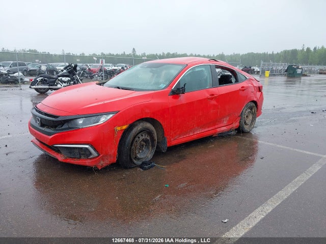 Honda Civic Lx 2019 2HGFC2F51KH033993 Image 2