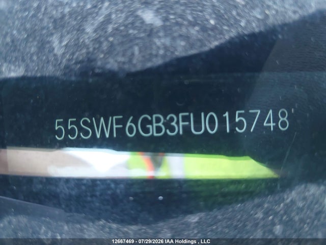 55SWF6GB3FU015748 Mercedes-Benz C-Class