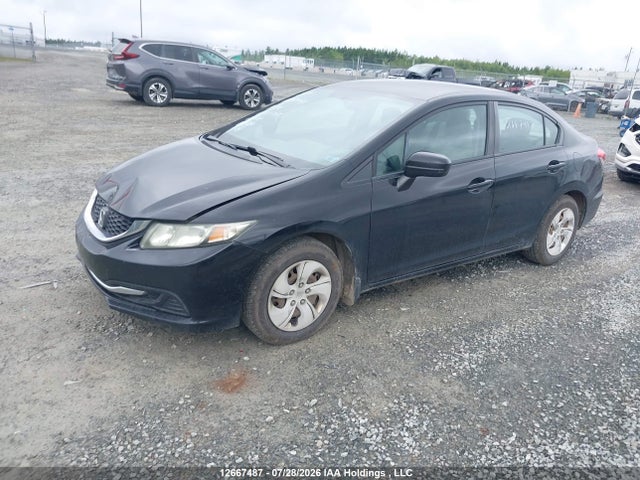 Honda Civic Lx 2014 2HGFB2F42EH023343 Image 2