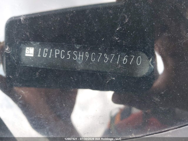 Aukcja sprzedaży 2012 Chevrolet Cruze Ls, vin: 1G1PC5SH9C7371670, numer aukcji: 12667521