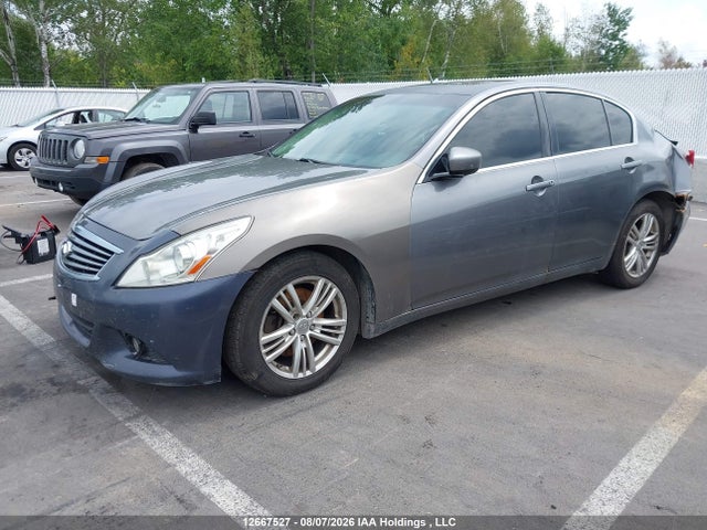 2012 Infiniti G37x მანქანა იყიდება აუქციონზე, vin: JN1CV6AR4CM678491, აუქციონის ნომერი: 12667527