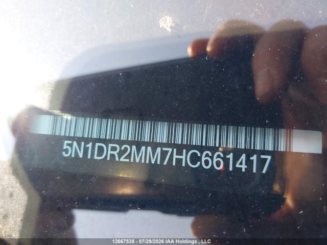 5N1DR2MM7HC661417 Nissan Pathfinder S/sv/sl/platinum