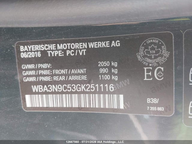 Продажа на аукционе авто 2016 Bmw 428i Xdrive, vin: WBA3N9C53GK251116, номер лота: 12667560