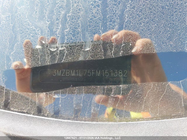3MZBM1L75FM151382 Mazda Mazda3 Gs