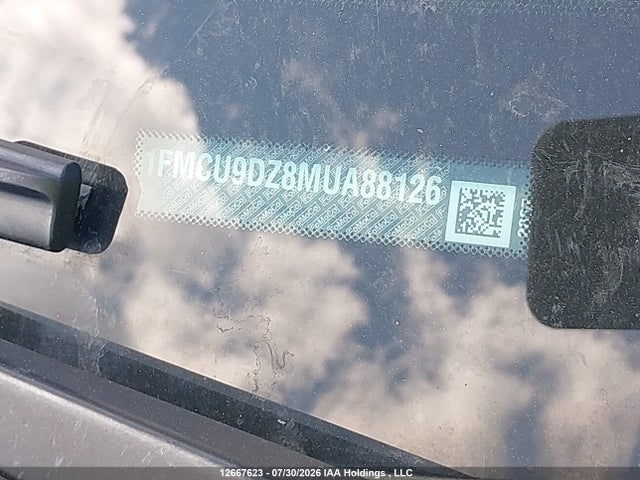 Aukcja sprzedaży 2021 Ford Escape Titanium Hybrid, vin: 1FMCU9DZ8MUA88126, numer aukcji: 12667623