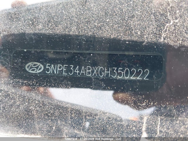 5NPE34ABXGH350222 Hyundai Sonata Sport/limited