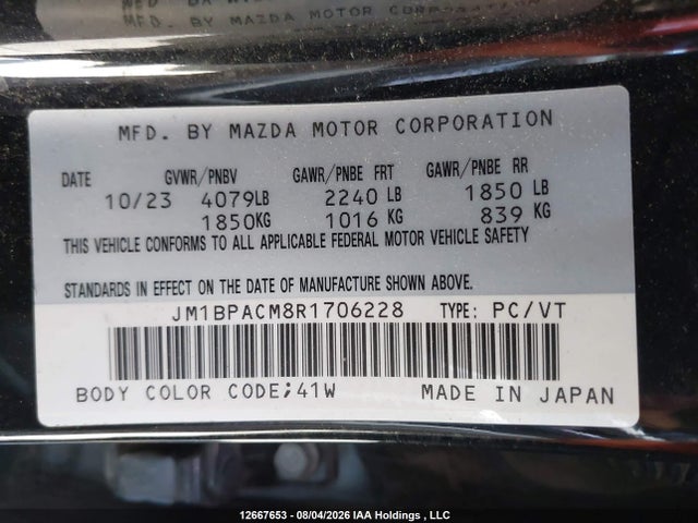 Mazda MAZDA3 2024 JM1BPACM8R1706228 Image 19