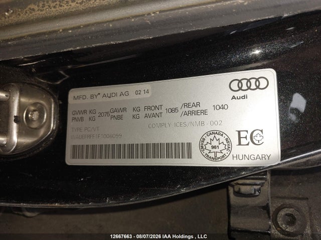 Audi A3 Premium Plus 2015 WAUEFRFF1F1006099 Image 9