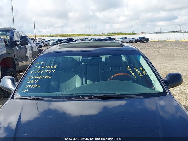 Продажа на аукционе авто 2007 Toyota Avalon Xl/xls/touring/limited, vin: 4T1BK36B47U174777, номер лота: 12667665