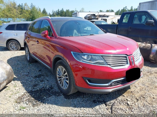 Lincoln Mkx Select 2016 2LMTJ8KR8GBL26884 zdjęcie główne