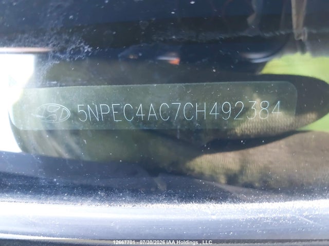 Aukcja sprzedaży 2012 Hyundai Sonata Se/limited, vin: 5NPEC4AC7CH492384, numer aukcji: 12667701