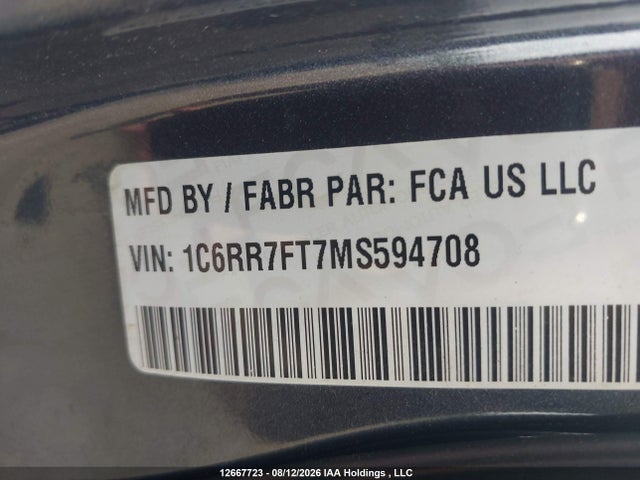 RAM 1500 Classic Tradesman 2021 1C6RR7FT7MS594708 Image 9