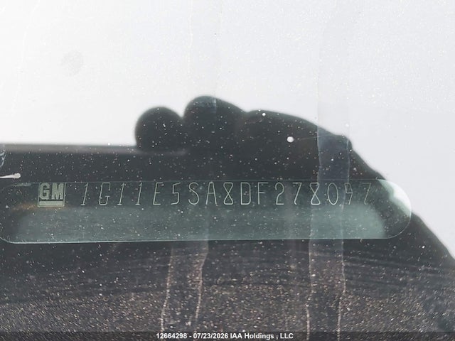 12664298 :رقم المزاد ، 1G11E5SA8DF278097 vin ، 2013 Chevrolet Malibu 2lt مزاد بيع